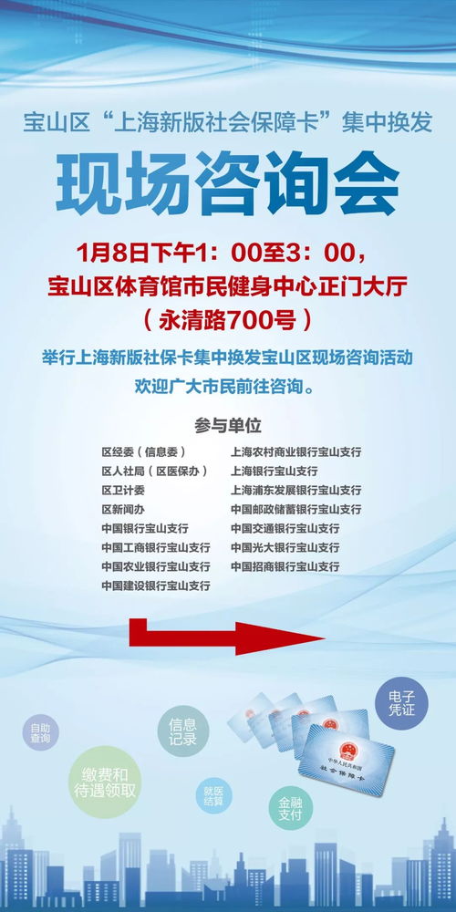 寶山區 上海新版社會保障卡 集中換發現場咨詢會